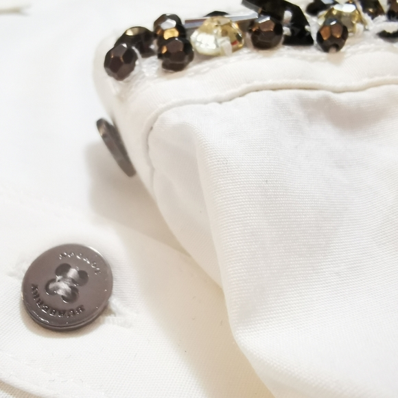 Burberry Ladies Fitted Button Down Top - Picture 3 of 3